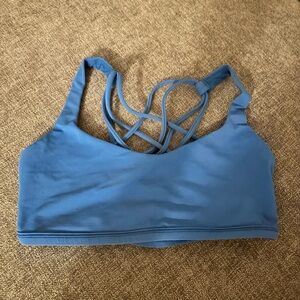 Lululemon Blue Strappy Sports Bra